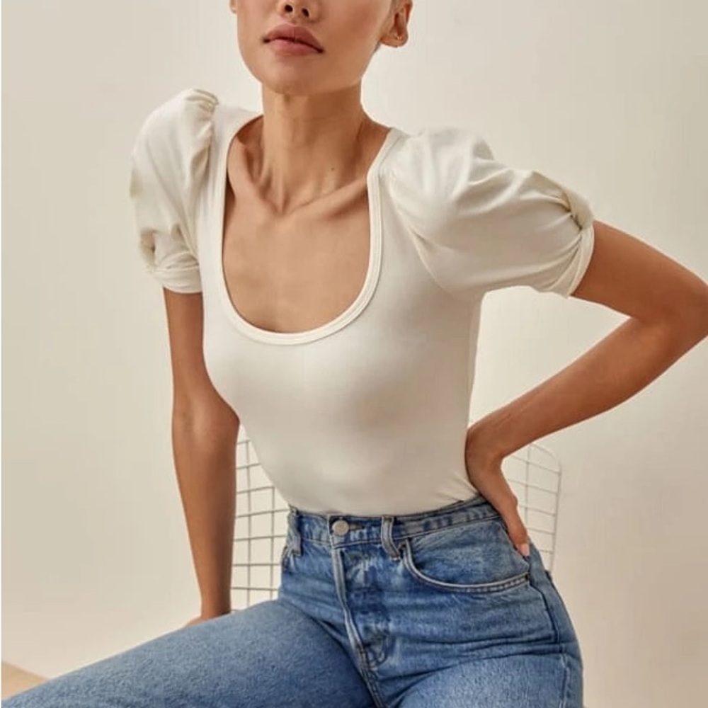 NWOT Reformation Frances Top Size M